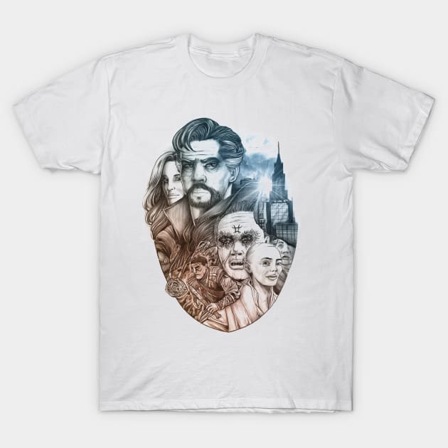 Dr. Strange T-Shirt by jeffgraffit